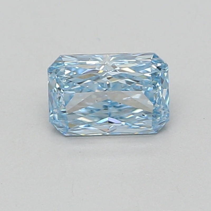 1 Ct Radiant Lab Diamond  Fancy Vivid Blue  VS1   IGI