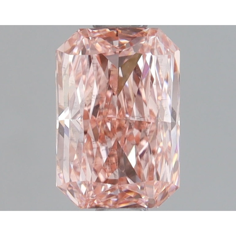 1 Ct Radiant Lab Diamond  Fancy Vivid Pink  SI1   IGI