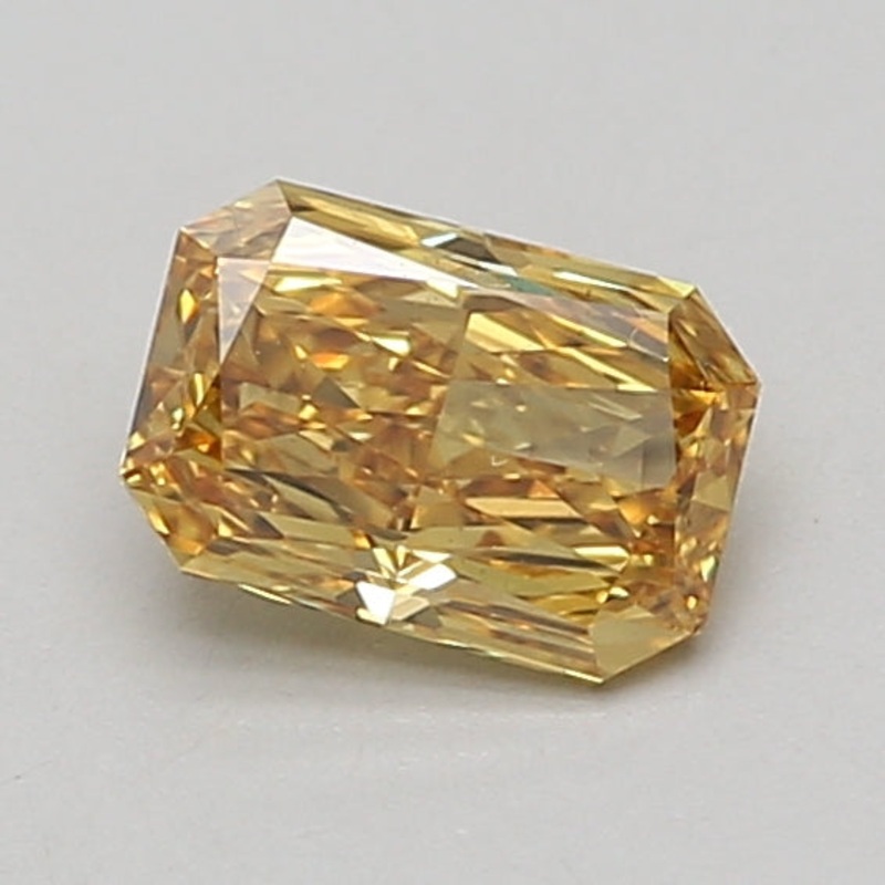 1 Ct Radiant Lab Diamond  Fancy Vivid Yellow  SI1   IGI