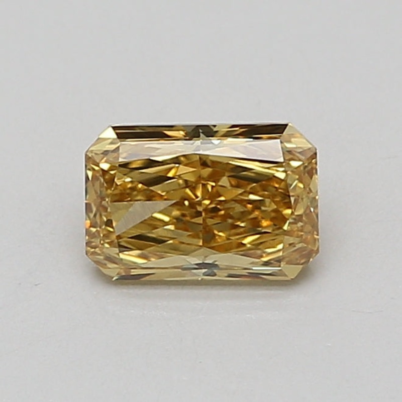 1 Ct Radiant Lab Diamond  Fancy Vivid Yellow  VVS2   IGI