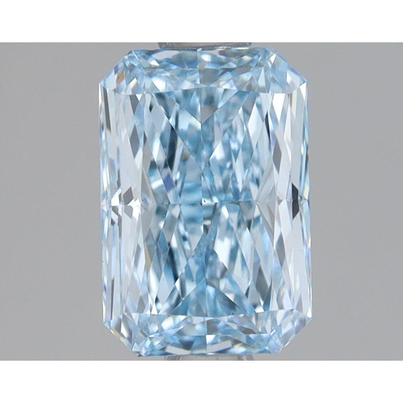 1.08 Ct Radiant Lab Diamond  Fancy Intense Blue  VS1   IGI