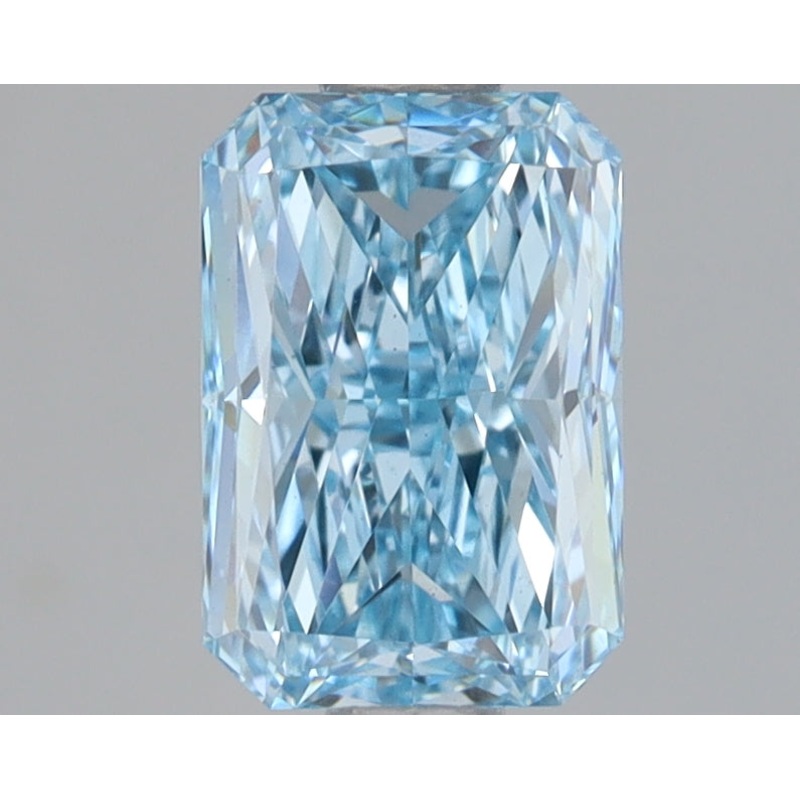 1.08 Ct Radiant Lab Diamond  Fancy Vivid Blue  VS1   IGI