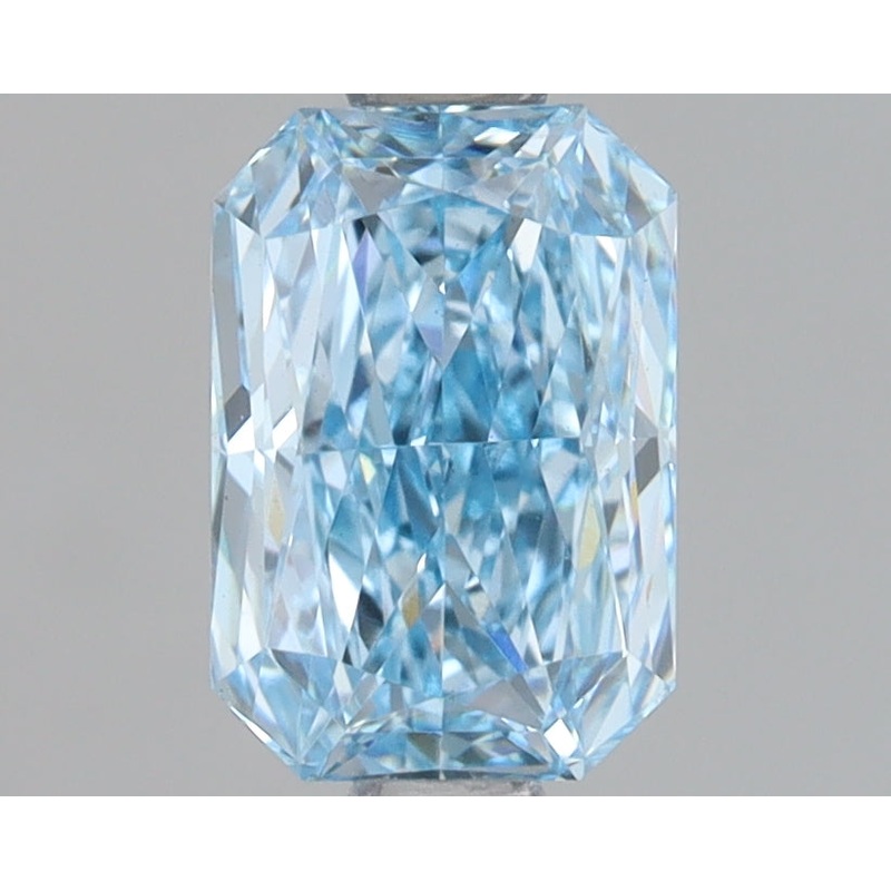 1.08 Ct Radiant Lab Diamond  Fancy Vivid Blue  VVS2   IGI