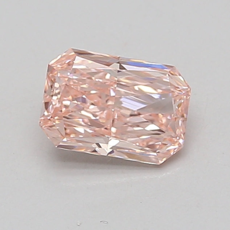 1.11 Ct Radiant Lab Diamond  Fancy Vivid Pink  VS1   IGI
