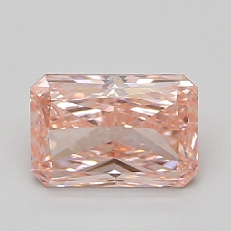 1.21 Ct Radiant Lab Diamond  Fancy Vivid Pink  VS1   IGI