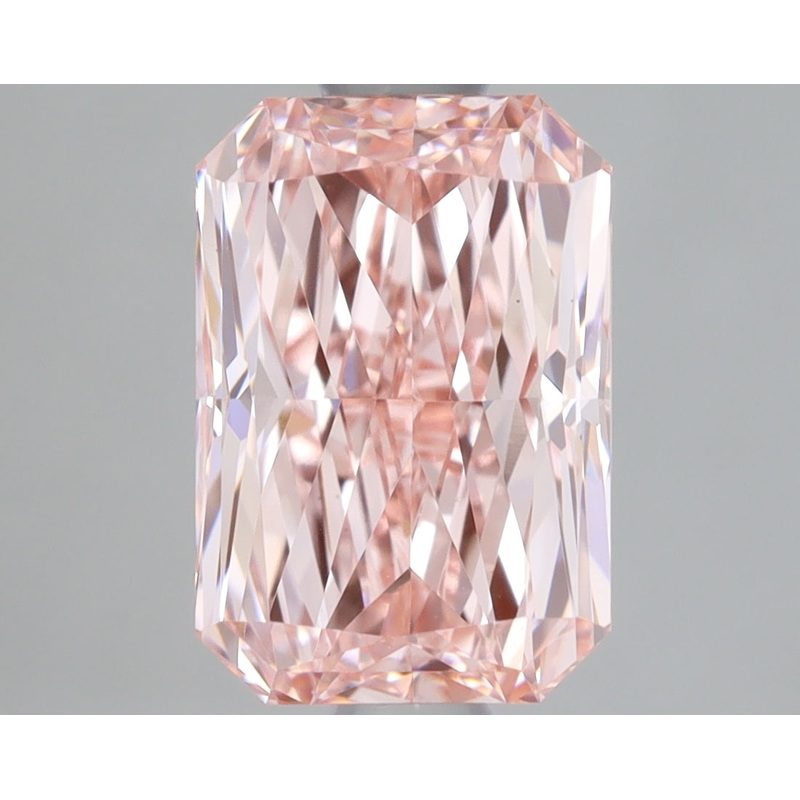 1.24 Ct Radiant Lab Diamond  Fancy Intense Pink  VS1   IGI