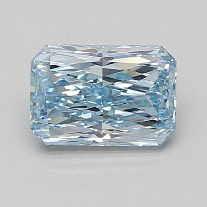 1.42 Ct Radiant Lab Diamond  Fancy Vivid Blue  VS1   IGI