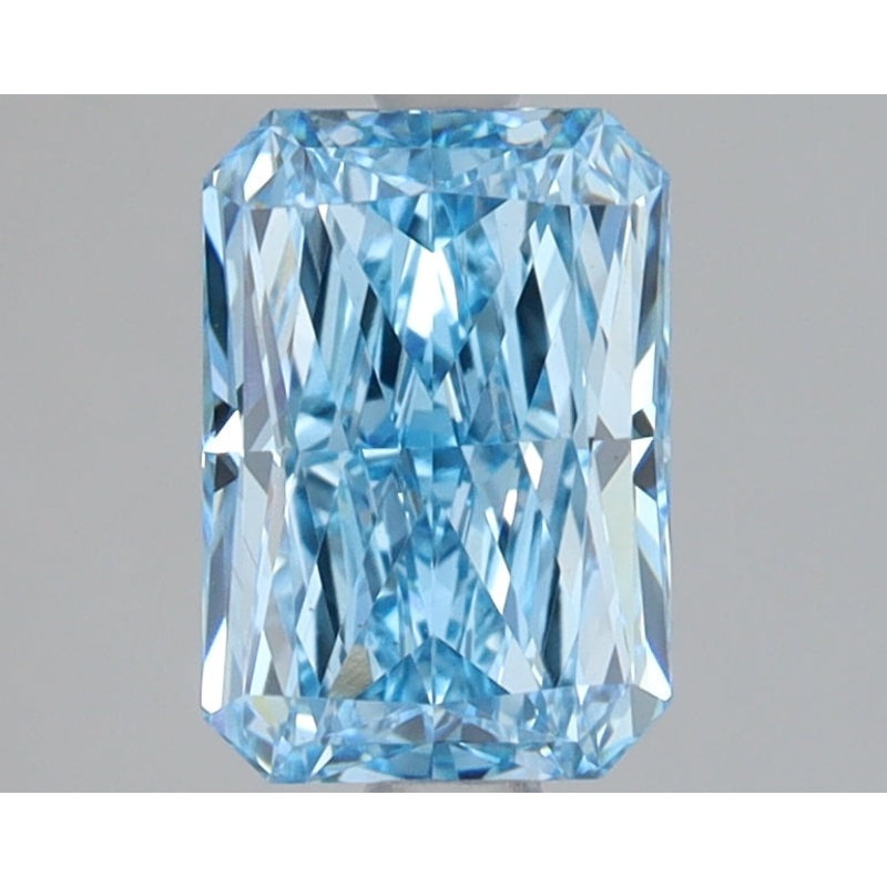 1.45 Ct Radiant Lab Diamond  Fancy Vivid Blue  VVS2   IGI