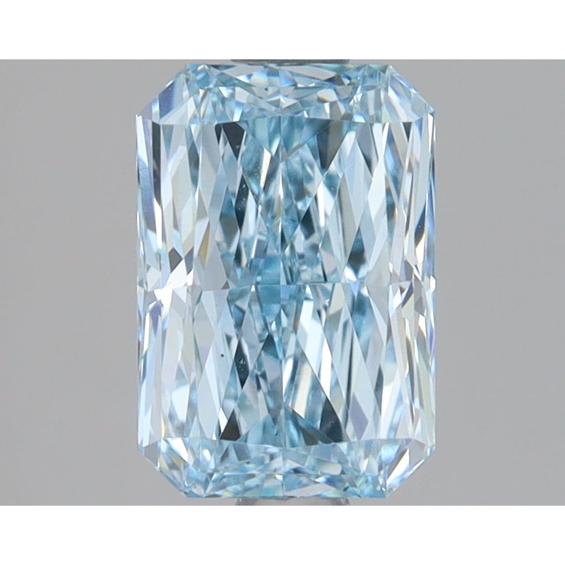 1.47 Ct Radiant Lab Diamond  Fancy Vivid Blue  VS2   IGI