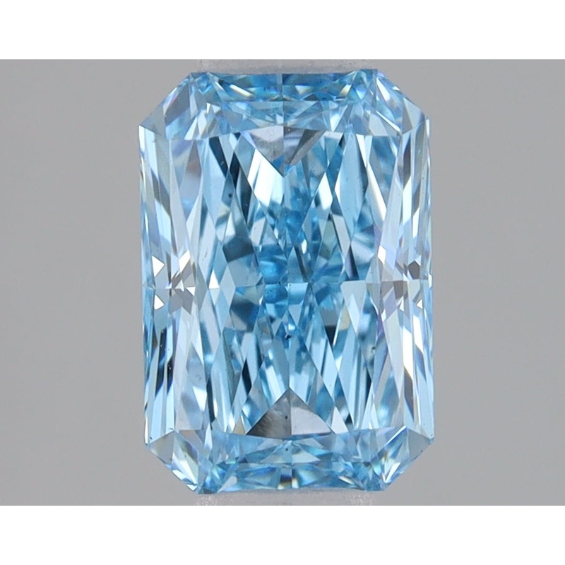 1.5 Ct Radiant Lab Diamond  Fancy Vivid Blue  VS2   IGI