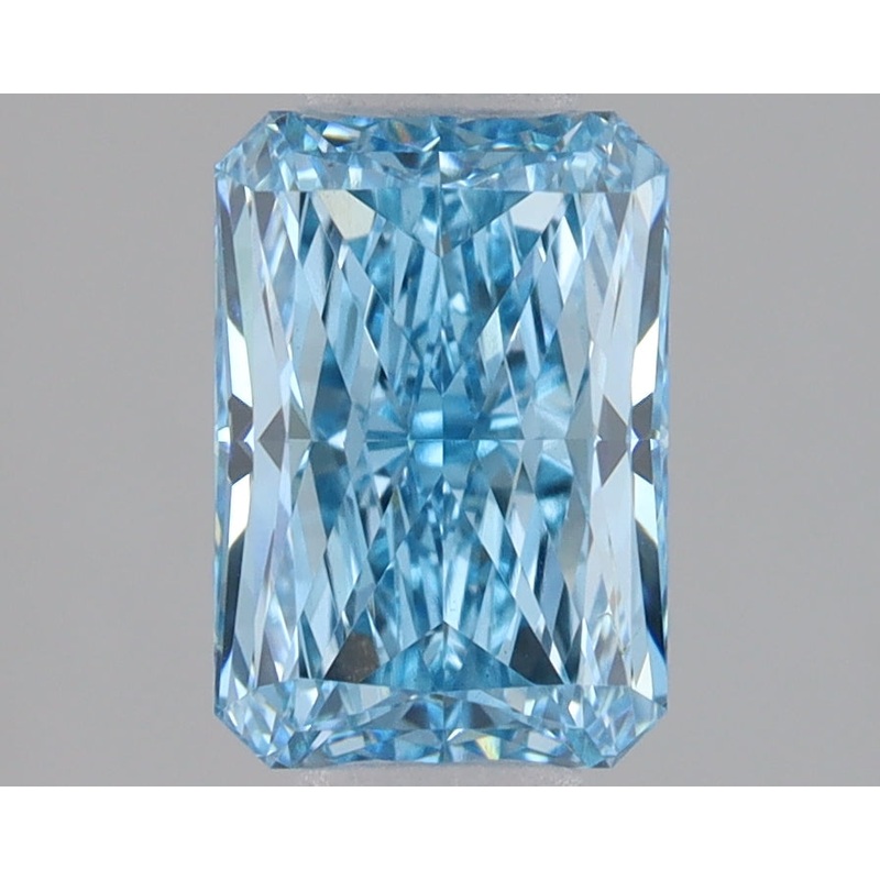 1.52 Ct Radiant Lab Diamond  Fancy Vivid Blue  VS1   IGI