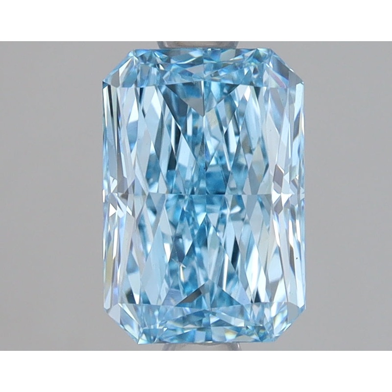 1.53 Ct Radiant Lab Diamond  Fancy Vivid Blue  VS2   IGI