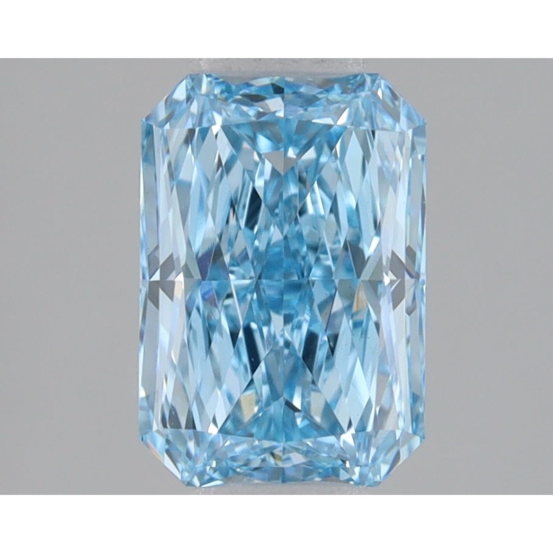 1.53 Ct Radiant Lab Diamond  Fancy Vivid Blue  VVS2   IGI