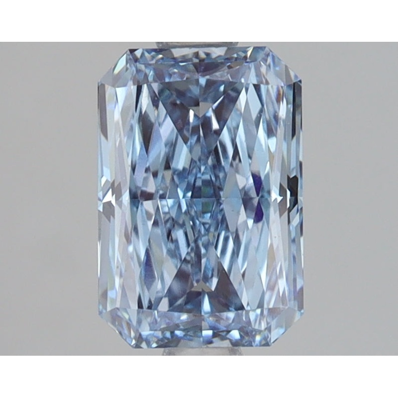 1.54 Ct Radiant Lab Diamond  Fancy Intense Blue  VS1   IGI