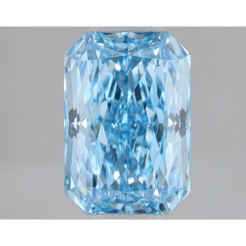 1.54 Ct Radiant Lab Diamond  Fancy Vivid Blue  VS2   IGI