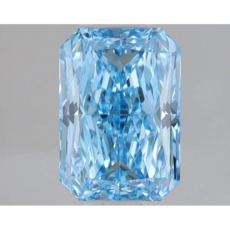 1.56 Ct Radiant Lab Diamond  Fancy Vivid Blue  VS1   IGI