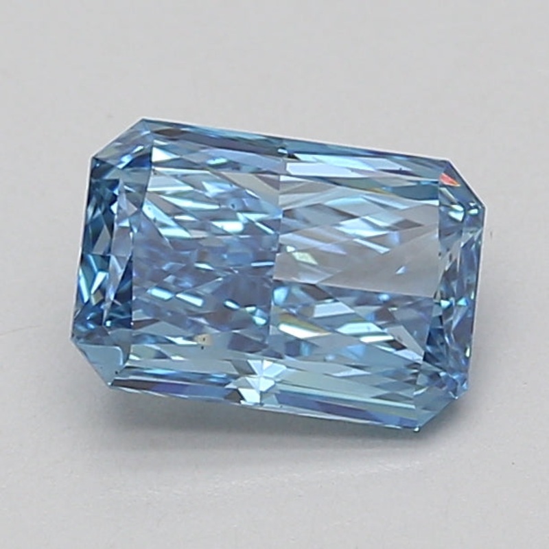 1.56 Ct Radiant Lab Diamond  Fancy Vivid Blue  VS2   IGI