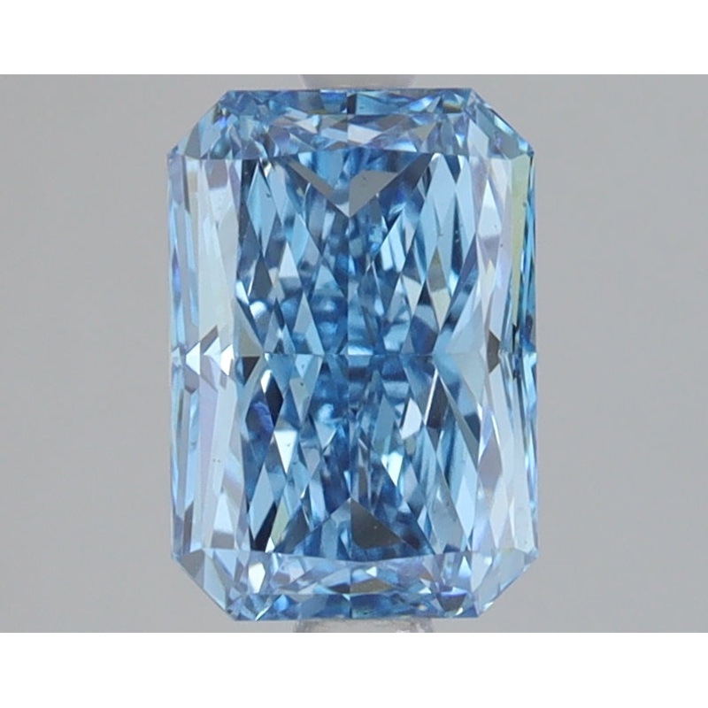 1.57 Ct Radiant Lab Diamond  Fancy Vivid Blue  VS1   IGI