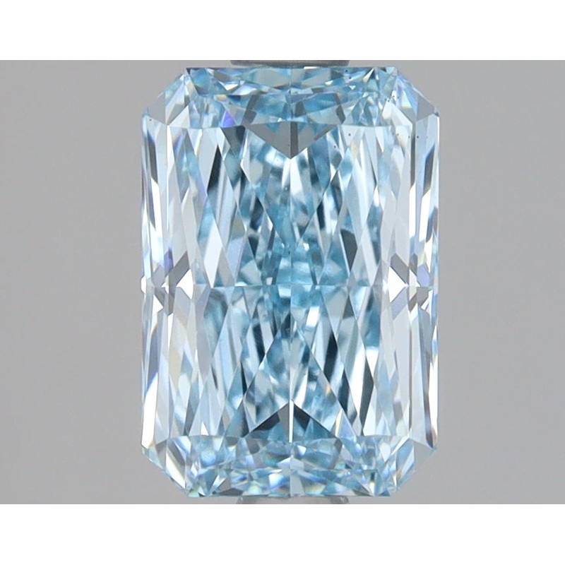 1.57 Ct Radiant Lab Diamond  Fancy Vivid Blue  VS2   IGI