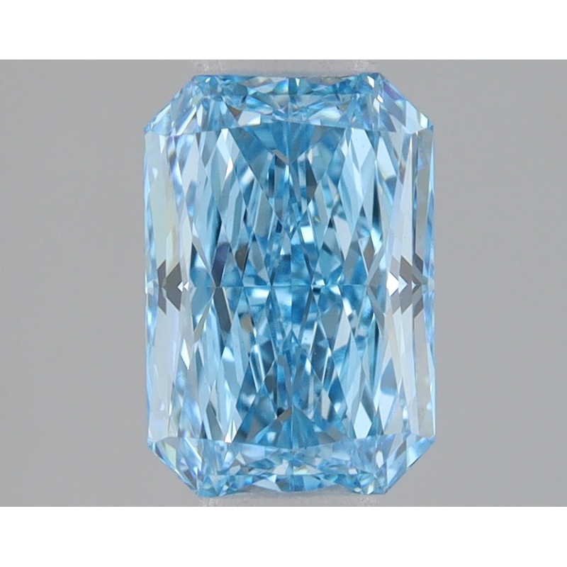 1.58 Ct Radiant Lab Diamond  Fancy Vivid Blue  VS1   IGI