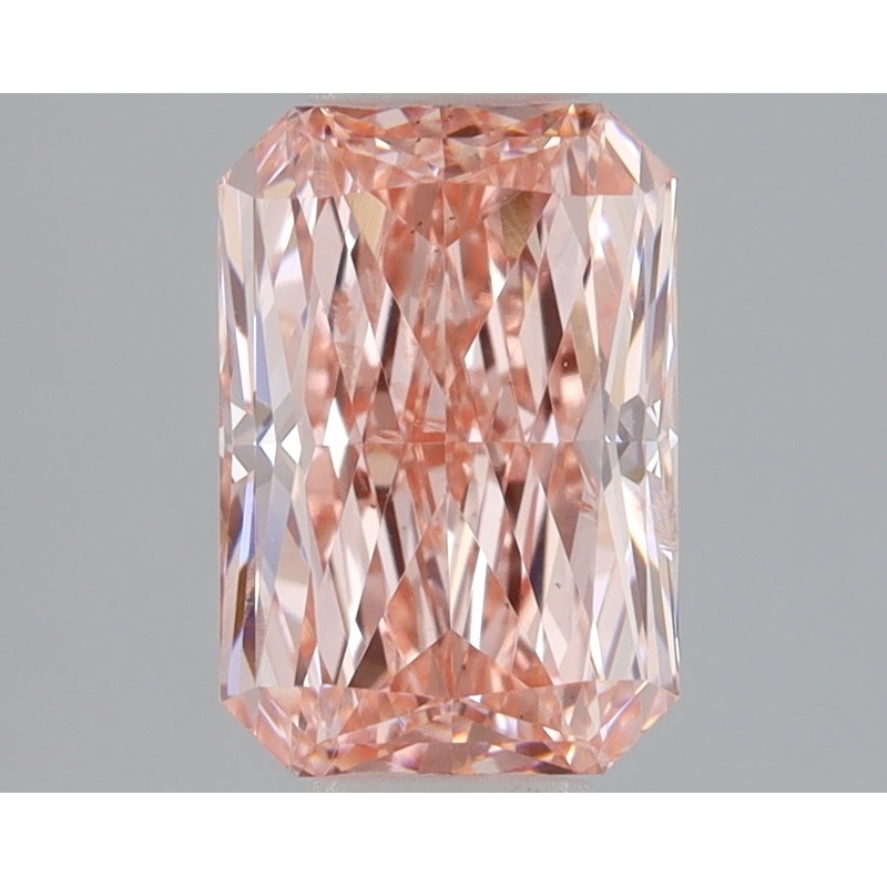 1.58 Ct Radiant Lab Diamond  Fancy Vivid Pink  SI1   IGI