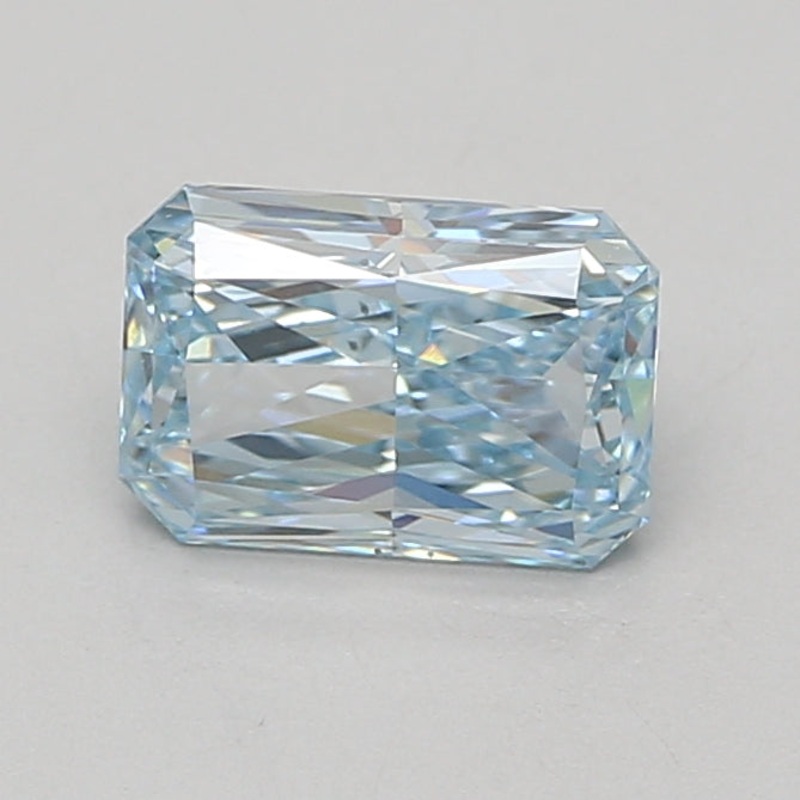 1.59 Ct Radiant Lab Diamond  Fancy Intense Blue  VS2   IGI