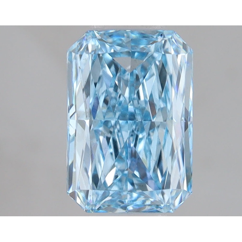 1.59 Ct Radiant Lab Diamond  Fancy Vivid Blue  VS1   IGI