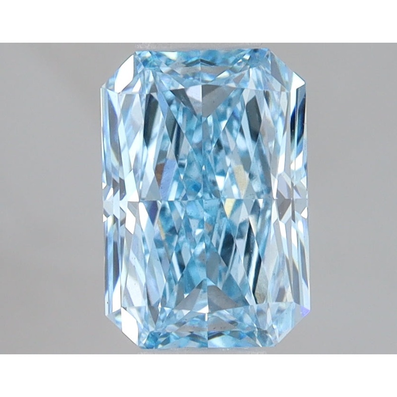 1.6 Ct Radiant Lab Diamond  Fancy Vivid Blue  VS1   IGI
