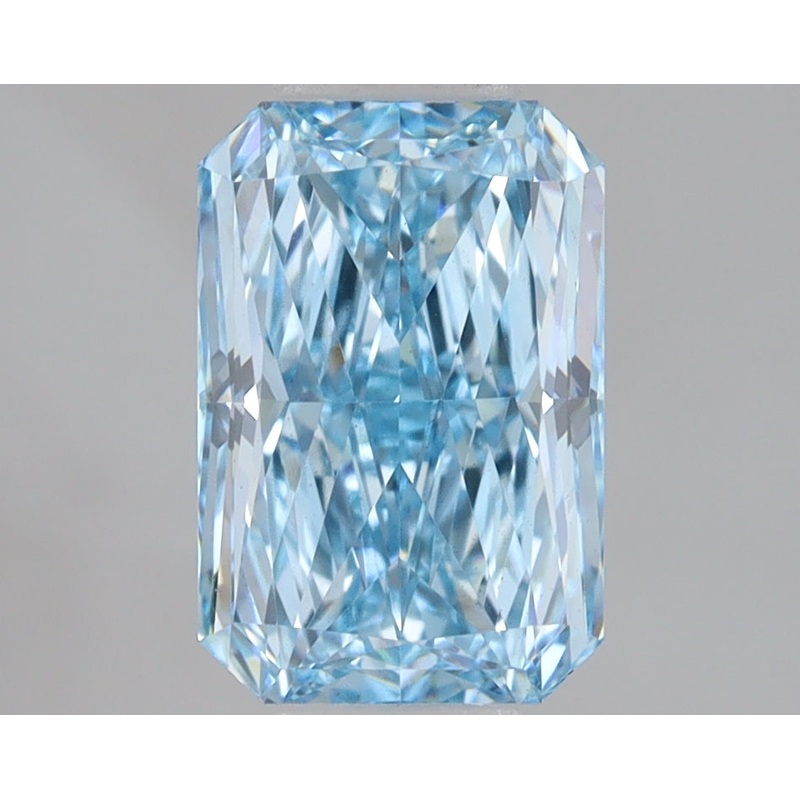 1.66 Ct Radiant Lab Diamond  Fancy Vivid Blue  VVS2   IGI