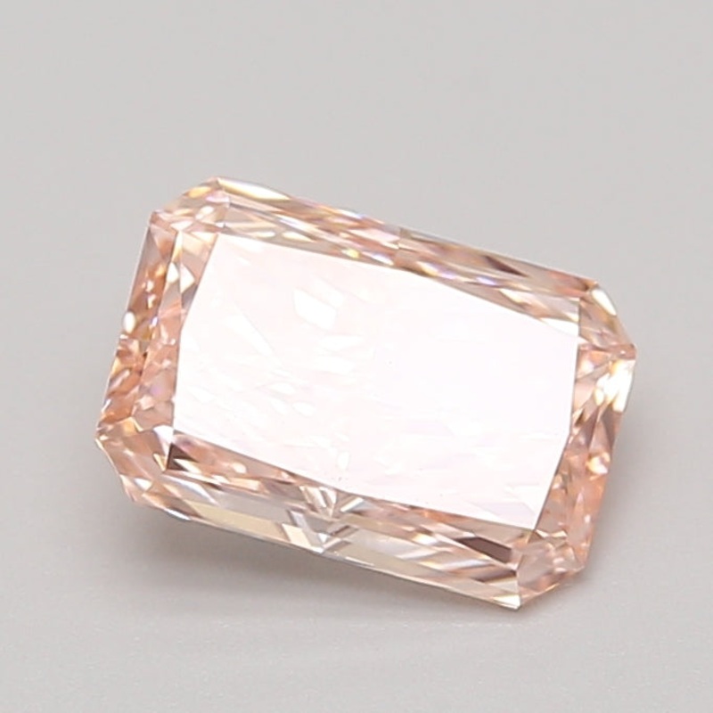 1.7 Ct Radiant Lab Diamond  Fancy Vivid Pink  VVS2   IGI