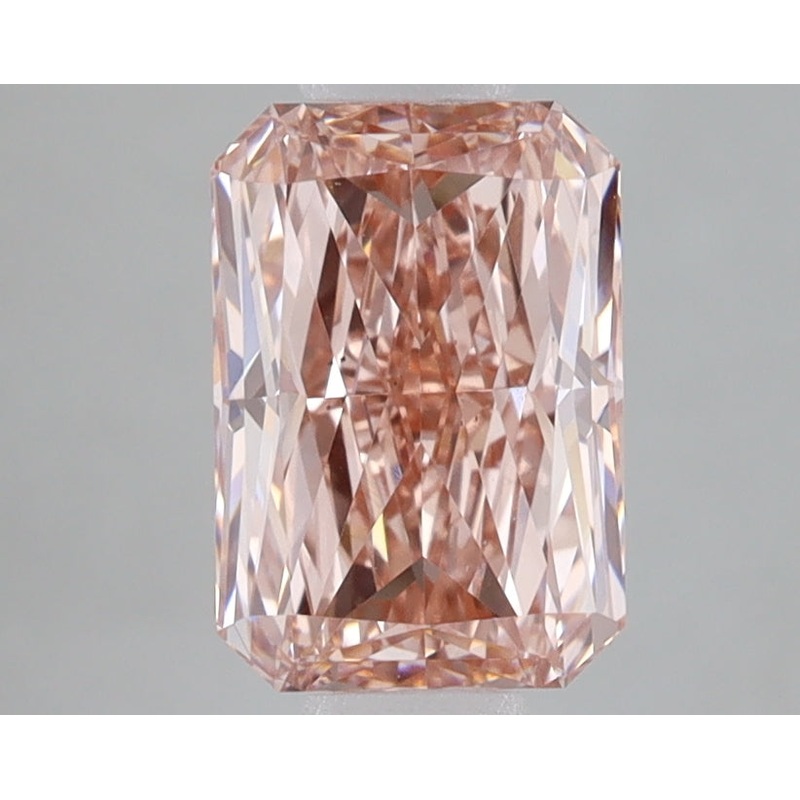 1.72 Ct Radiant Lab Diamond  Fancy Vivid Pink  VS2   IGI
