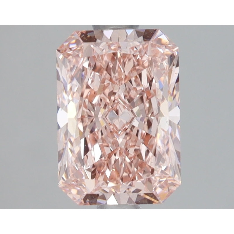 1.74 Ct Radiant Lab Diamond  Fancy Intense Pink  VS2   IGI