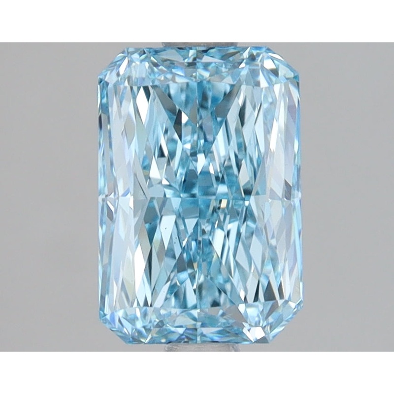 1.75 Ct Radiant Lab Diamond  Fancy Vivid Blue  VS1   IGI