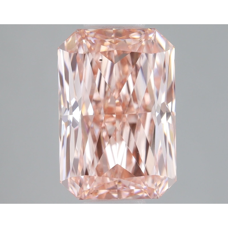 1.78 Ct Radiant Lab Diamond  Fancy Intense Pink  VS1   IGI