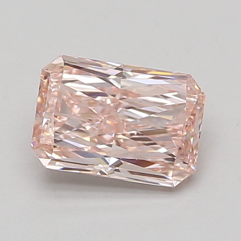 2.01 Ct Radiant Lab Diamond  Fancy Intense Pink  VS1   IGI