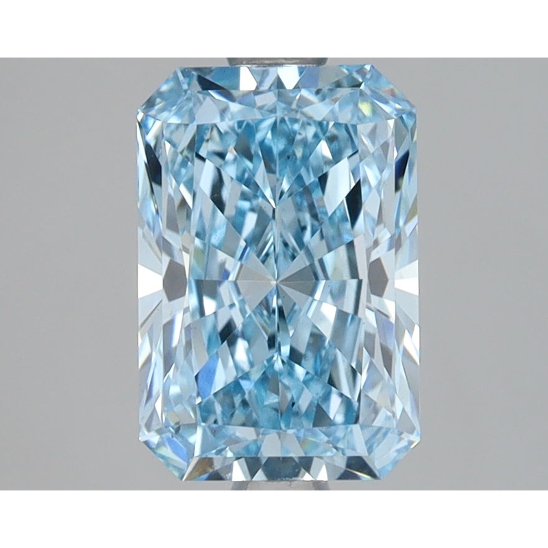 2.01 Ct Radiant Lab Diamond  Fancy Vivid Blue  VS2   IGI