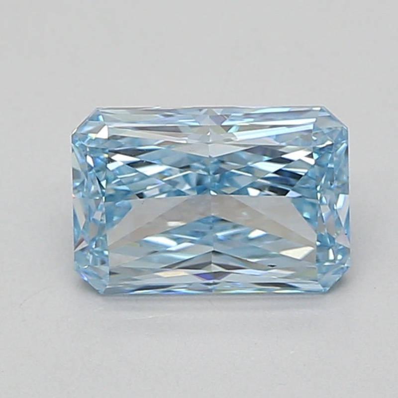2.01 Ct Radiant Lab Diamond  Fancy Vivid Blue  VVS2   IGI