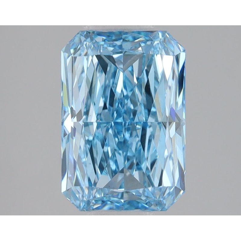 2.02 Ct Radiant Lab Diamond  Fancy Vivid Blue  VS1   IGI