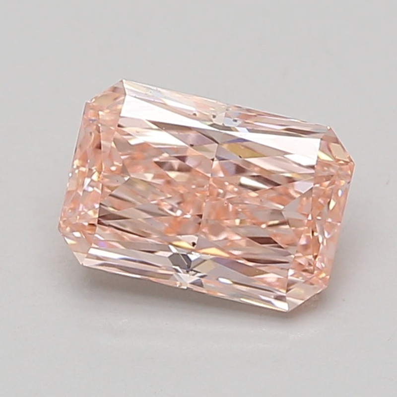 2.03 Ct Radiant Lab Diamond  Fancy Intense Pink  VS2   IGI
