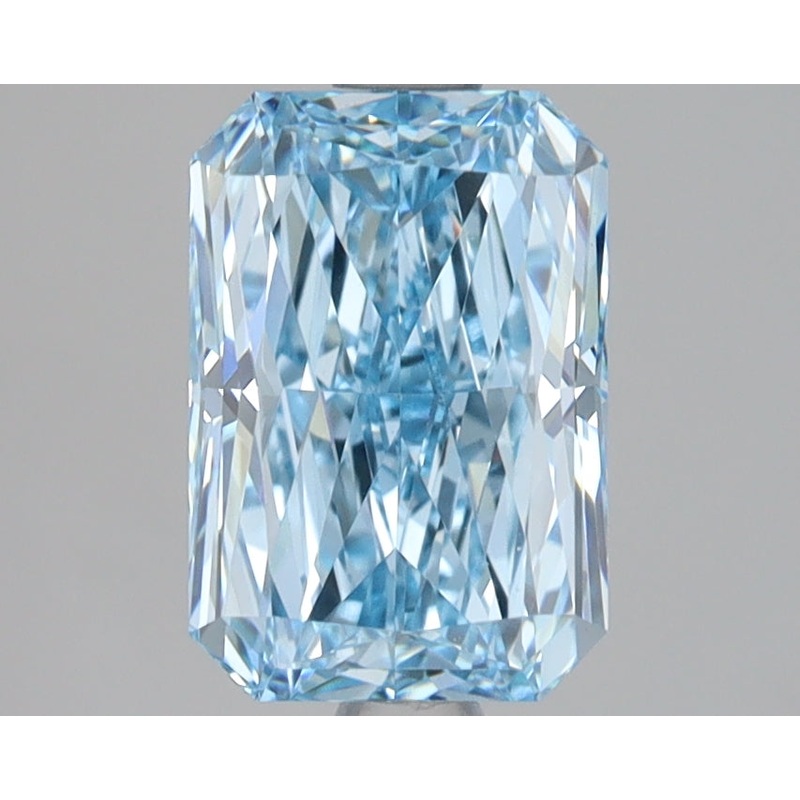 2.03 Ct Radiant Lab Diamond  Fancy Vivid Blue  VVS2   IGI