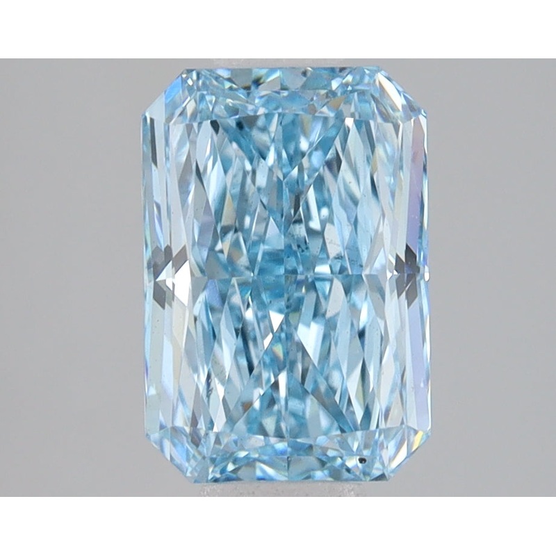 2.04 Ct Radiant Lab Diamond  Fancy Vivid Blue  VS2   IGI