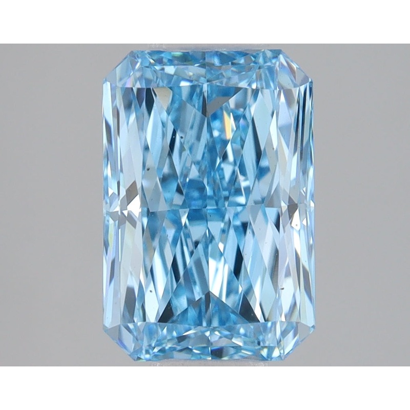 2.06 Ct Radiant Lab Diamond  Fancy Vivid Blue  VS1   IGI