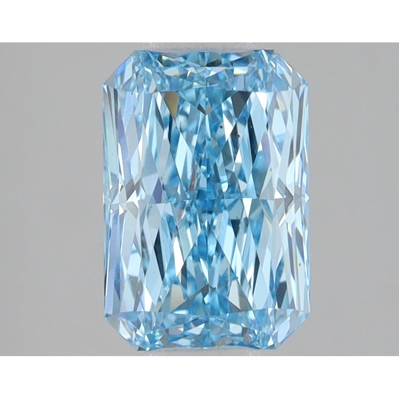 2.07 Ct Radiant Lab Diamond  Fancy Vivid Blue  VS1   IGI