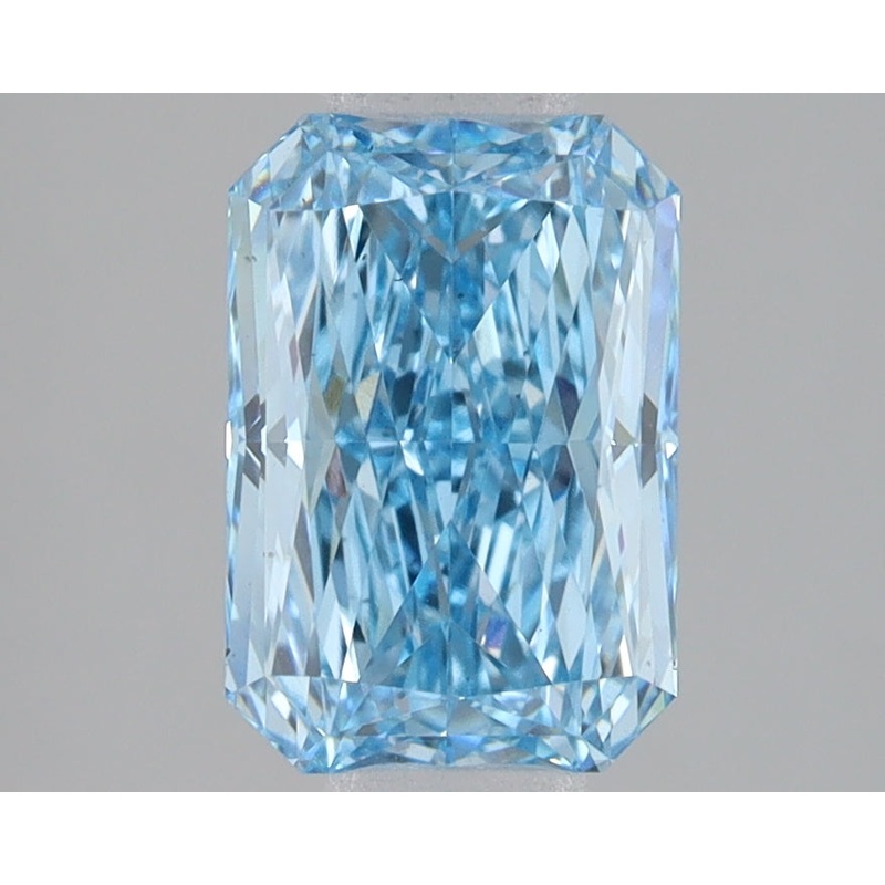 2.07 Ct Radiant Lab Diamond  Fancy Vivid Blue  VS2   IGI