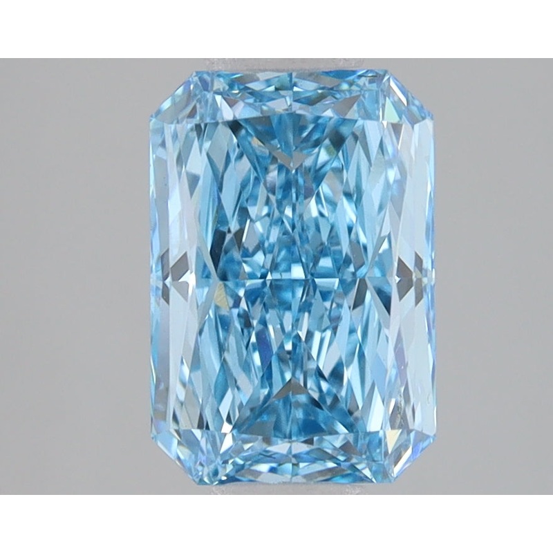 2.08 Ct Radiant Lab Diamond  Fancy Vivid Blue  VVS2   IGI