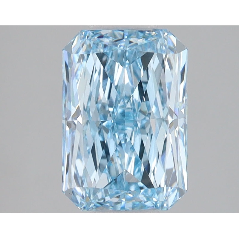 2.09 Ct Radiant Lab Diamond  Fancy Intense Blue  VS1   IGI