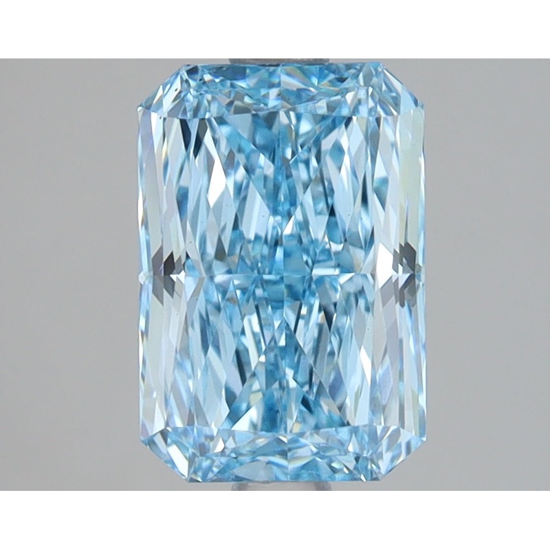 2.09 Ct Radiant Lab Diamond  Fancy Vivid Blue  VS1   IGI
