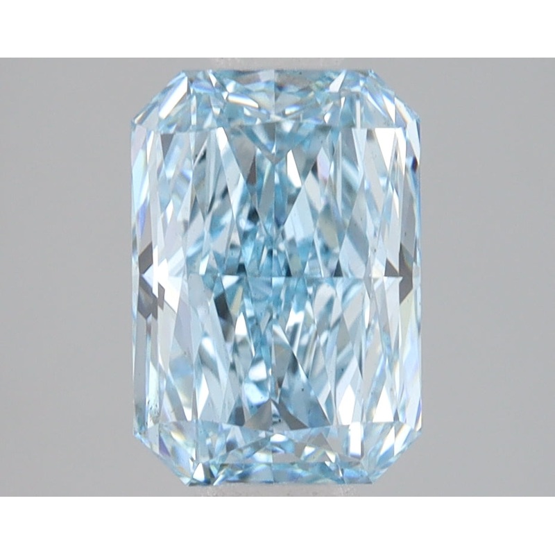 2.1 Ct Radiant Lab Diamond  Fancy Intense Blue  VS1   IGI
