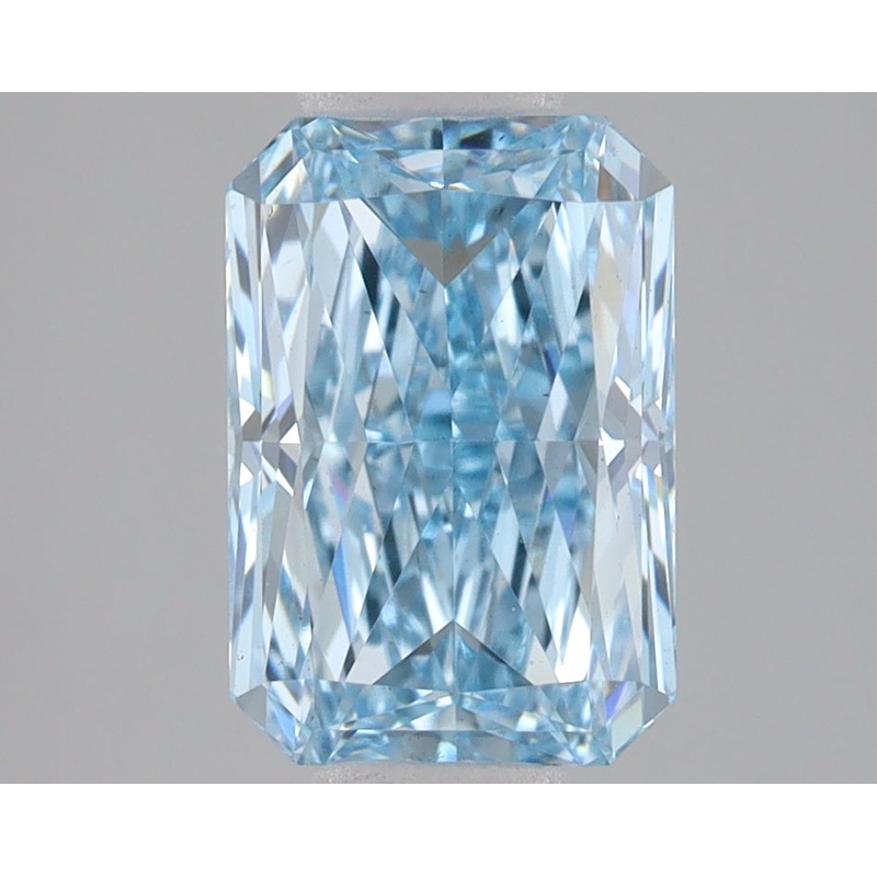 2.1 Ct Radiant Lab Diamond  Fancy Intense Blue  VS2   IGI