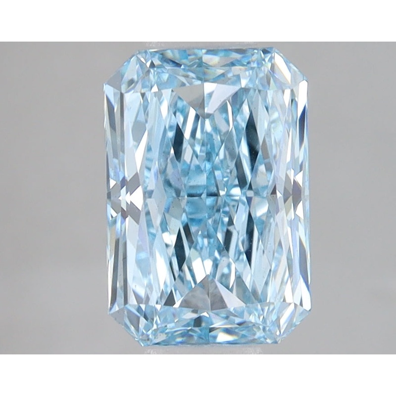 2.1 Ct Radiant Lab Diamond  Fancy Intense Blue  VVS2   IGI